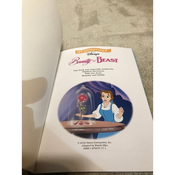 Set Of 4 My Adventures With Disney Storybooks Personalized Name Matthew 2001-02 - Picture 9 of 9